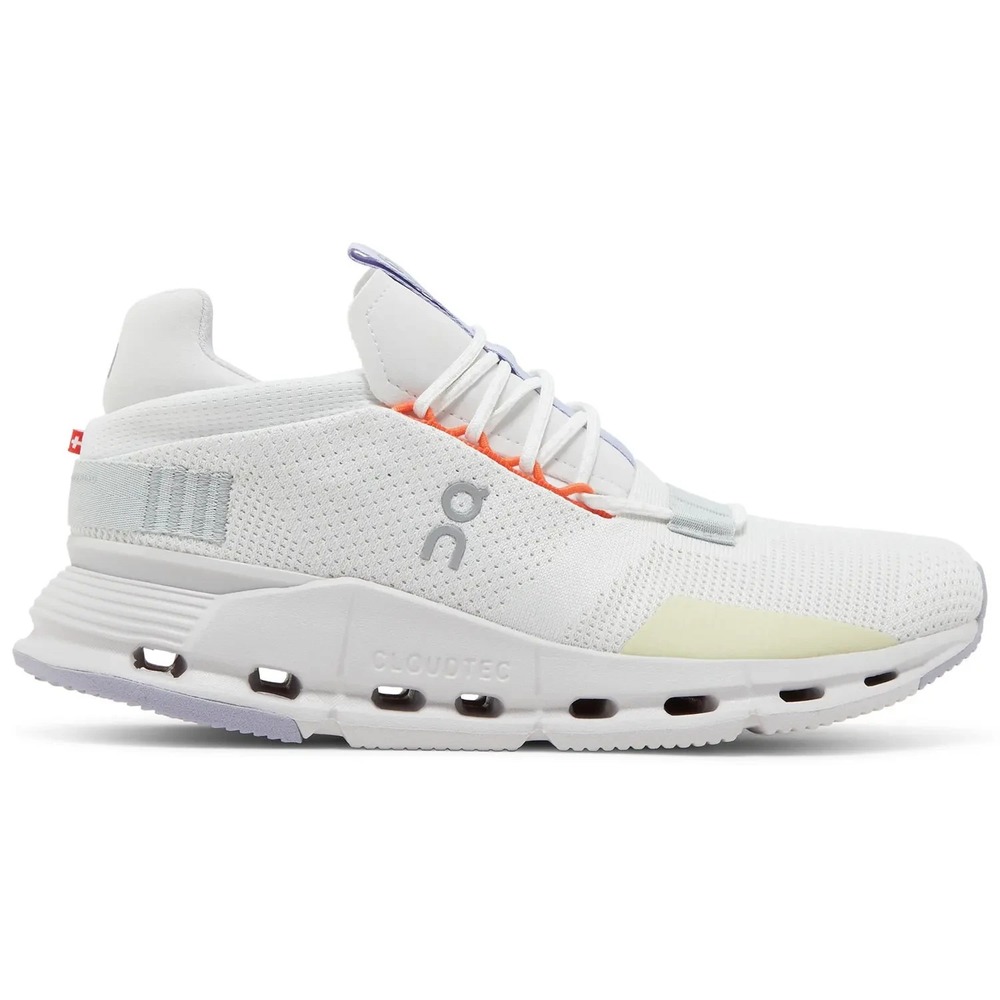 ON  Cloud Cloudnova Womens Size 5 Running Shoes White/Glacier Shoes  NEW